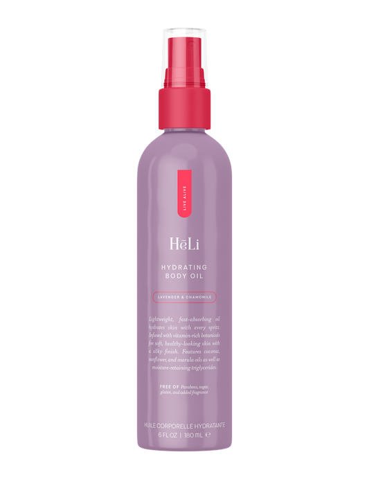 HĒLI - HYDRATING BODY OIL - LAVENDER & CHAMOMILE