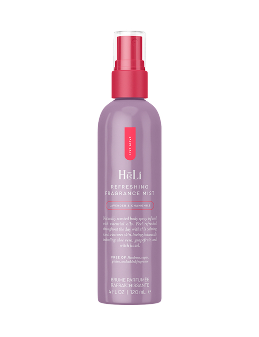 HĒLI - REFRESHING FRAGRANCE MIST - LAVENDER AND CHAMOMILE